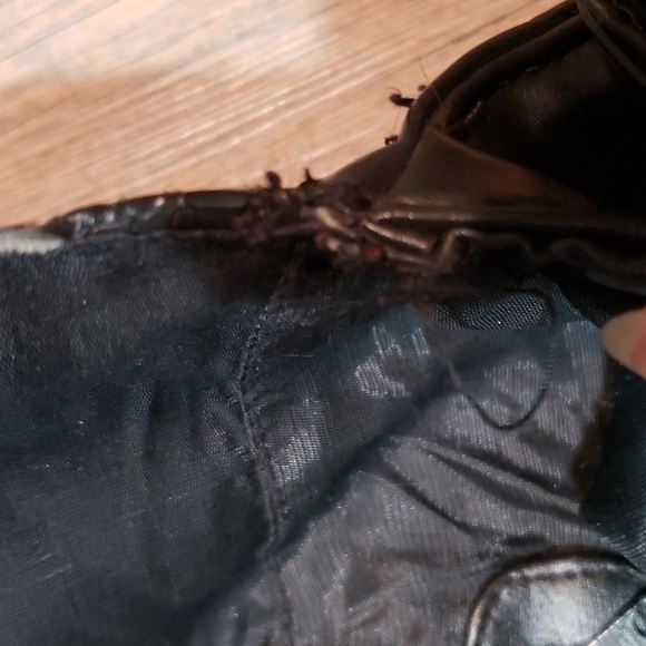 Vintage leather shoulder bag - Picture 7 of 8